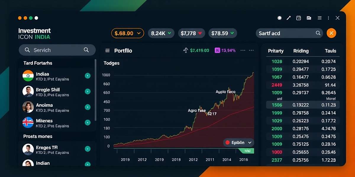 Investment Icon India - Main Game Interface Investment Icon India main screen showing Indian stock market portfolio